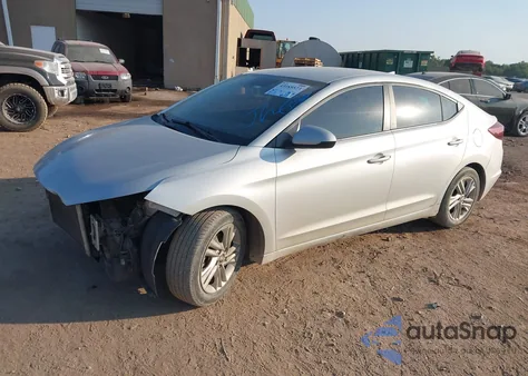 2019 Hyundai Elantra Sel из США, поврежденный, VIN 5NPD84LF1KH430482